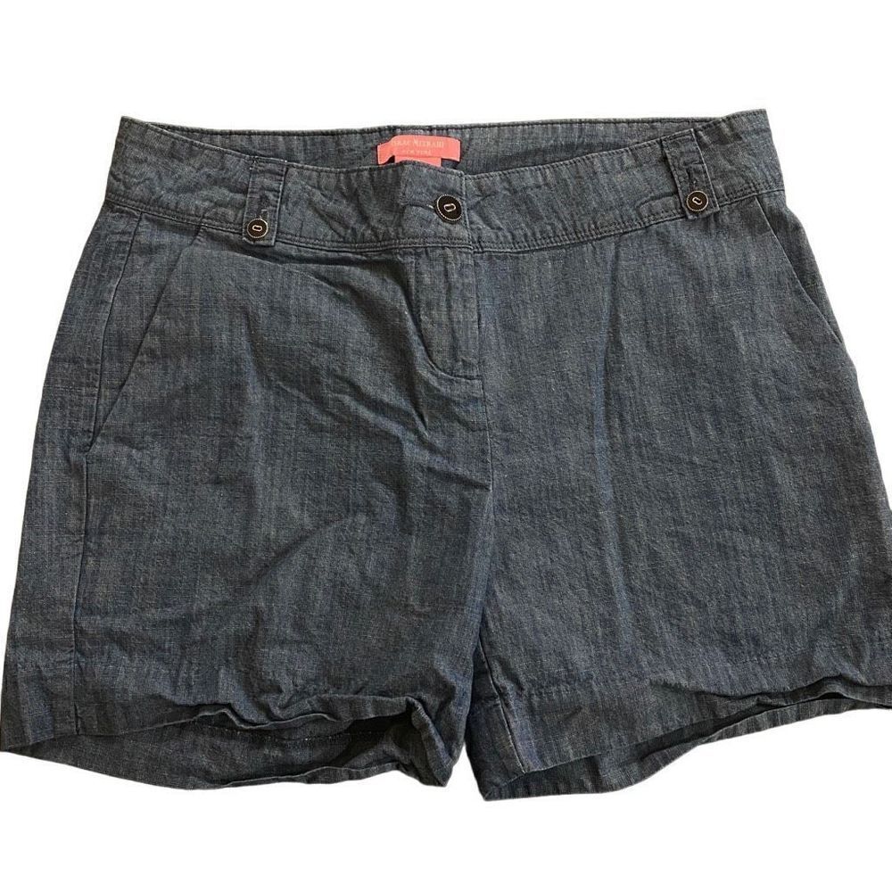 Isaac Mizrahi New york chambray shorts 100% cotton size 4